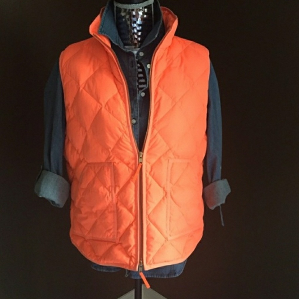 J.Crew orange vest